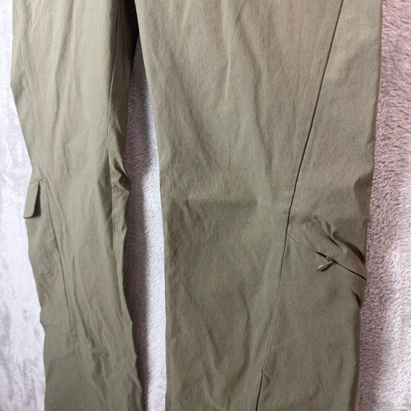 Athleta Low Rise Green Cargo Flare Utility Pants Women’s 8 Kim Possible - Picture 4 of 12